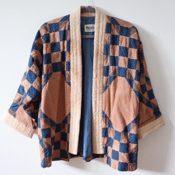 Highlands Foundry Jackets & Blazers - HANDMADE Highland Foundry QUILT kimono coat jacket